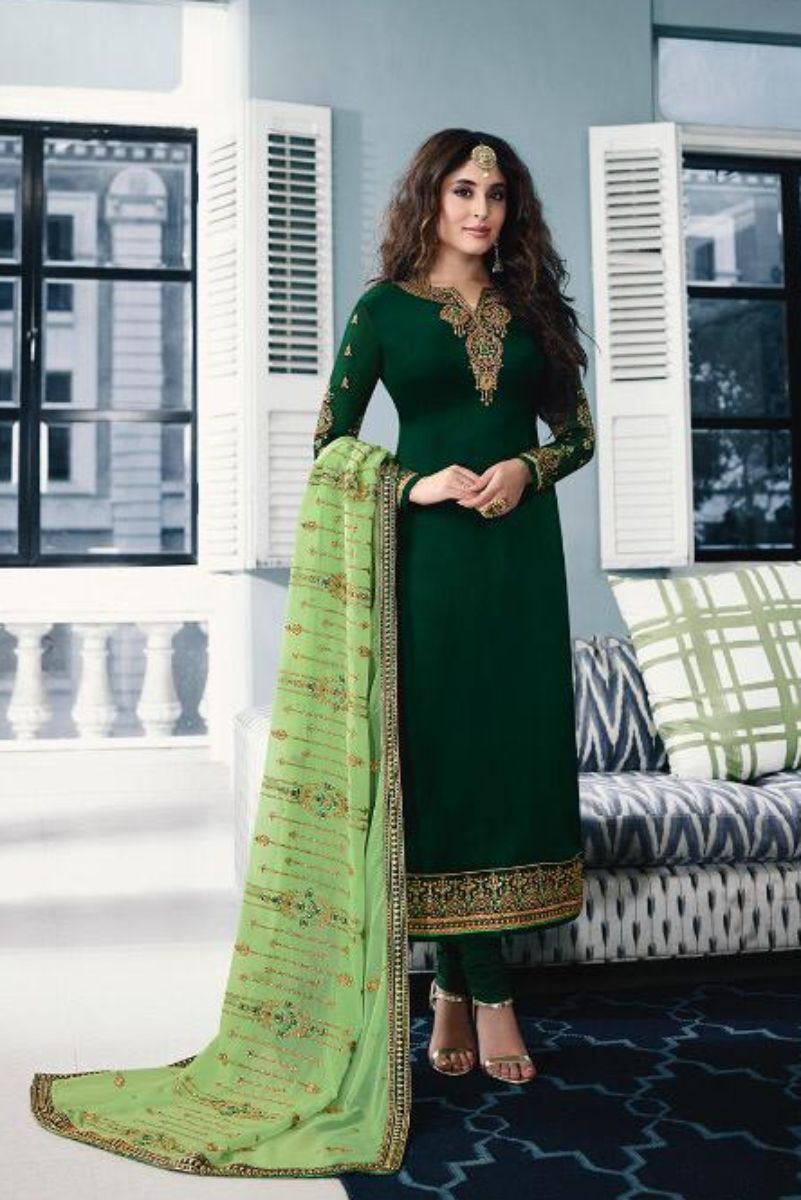 Fiona Kritika Heavy Dupatta Satin Georgette with Embroidery Suit 22386