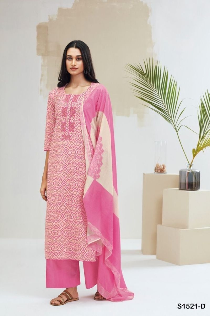 Ganga Fashion Anvi S1521 Summer Collections Suit Salwar S1521-D