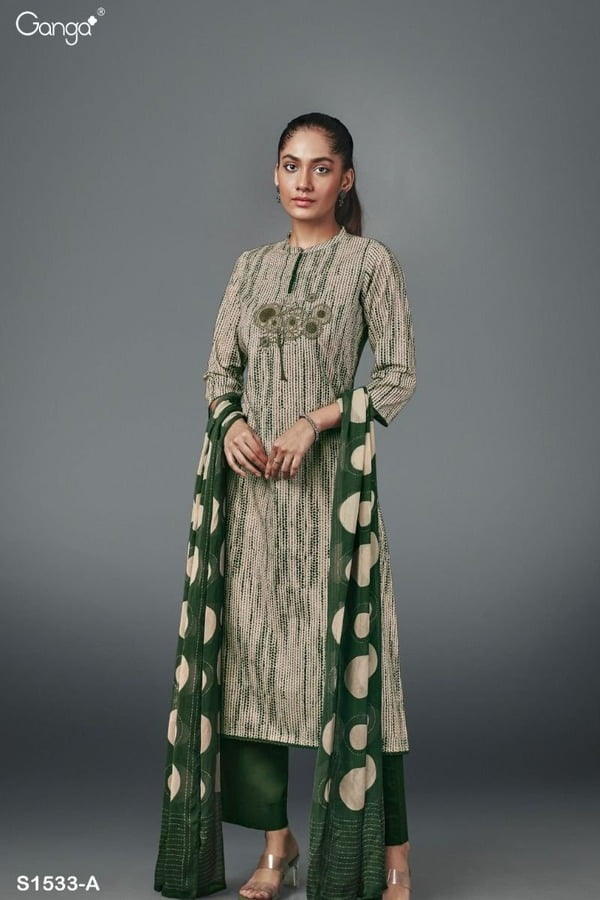 Ganga Fashion Rabta S1533 Summer Collection Suit Salwar S1533-A