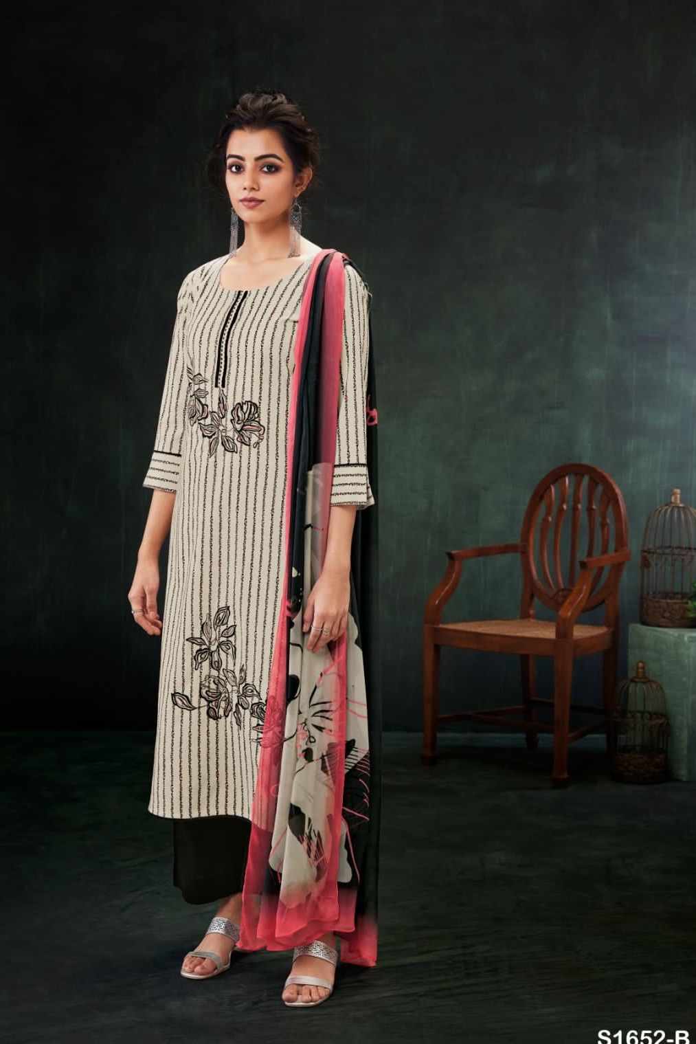Ganga Fashion Waida S1652 Summer Collection Suit Salwar S1652-b
