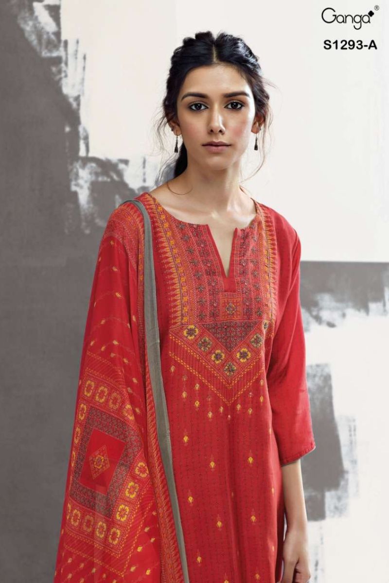 Ganga Fashion Zinnia S1293 Summer Collection Suit Salwar S1293-A