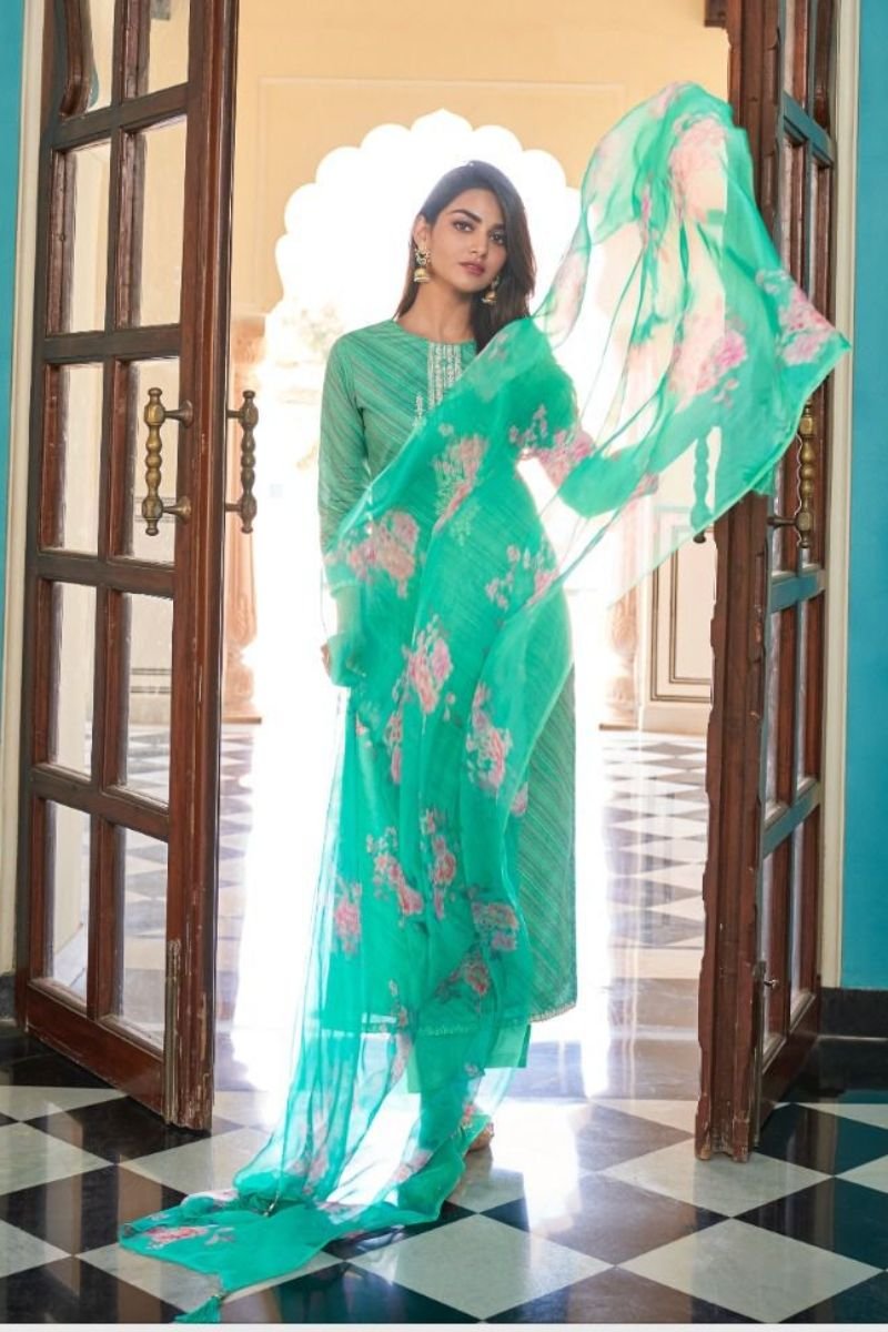 Kesar Karachi Ittarr Summer Collection Suit Salwar 76002