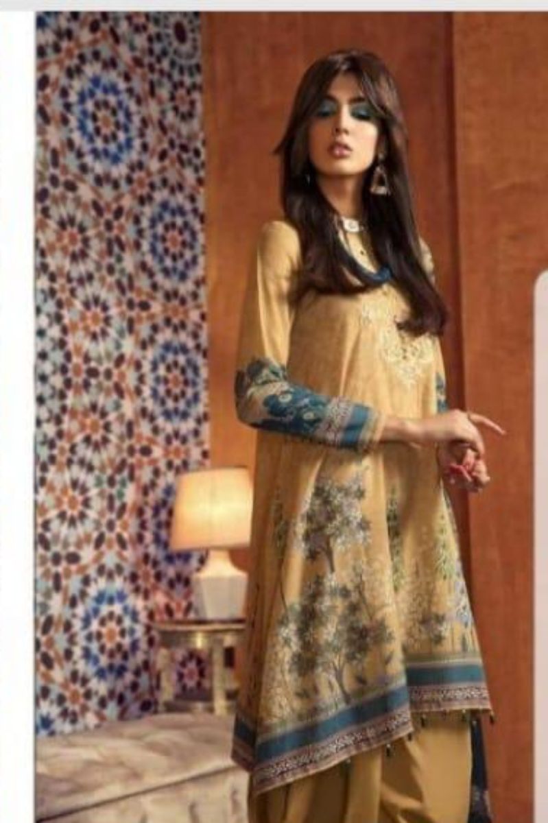 Maria B M Prints Presents Pure Cambric Print Original Pakistani Salwar Suit M-3A