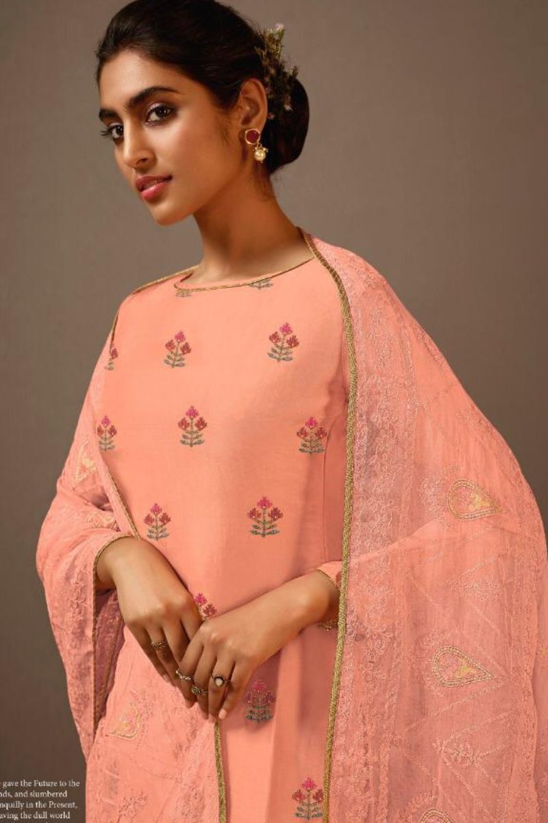 Omtex Pareenita Nisa Silk Embroidery Salwar Suit 746