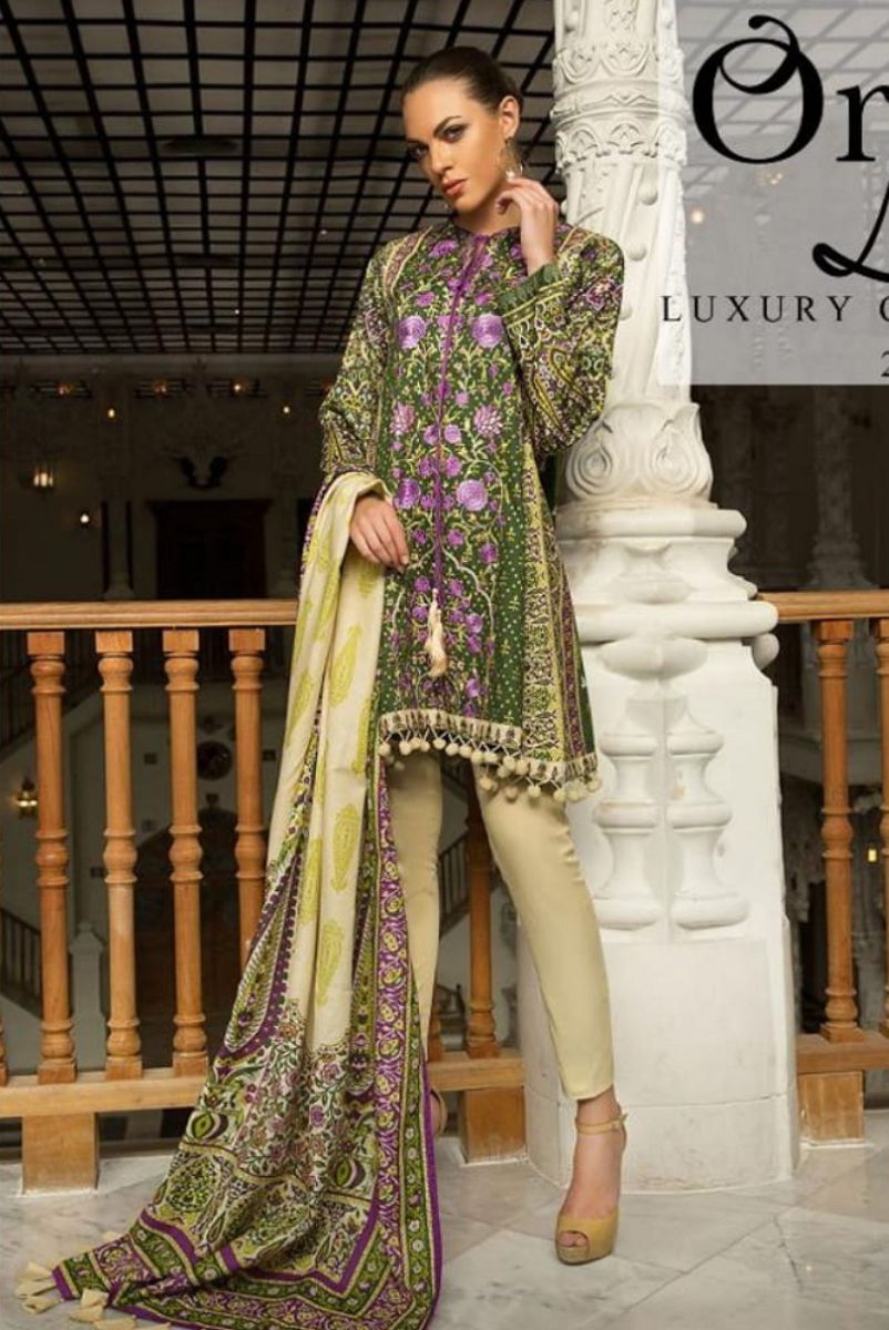Orient Master Copy Embroidered Lawn Salwar Suit 108-A