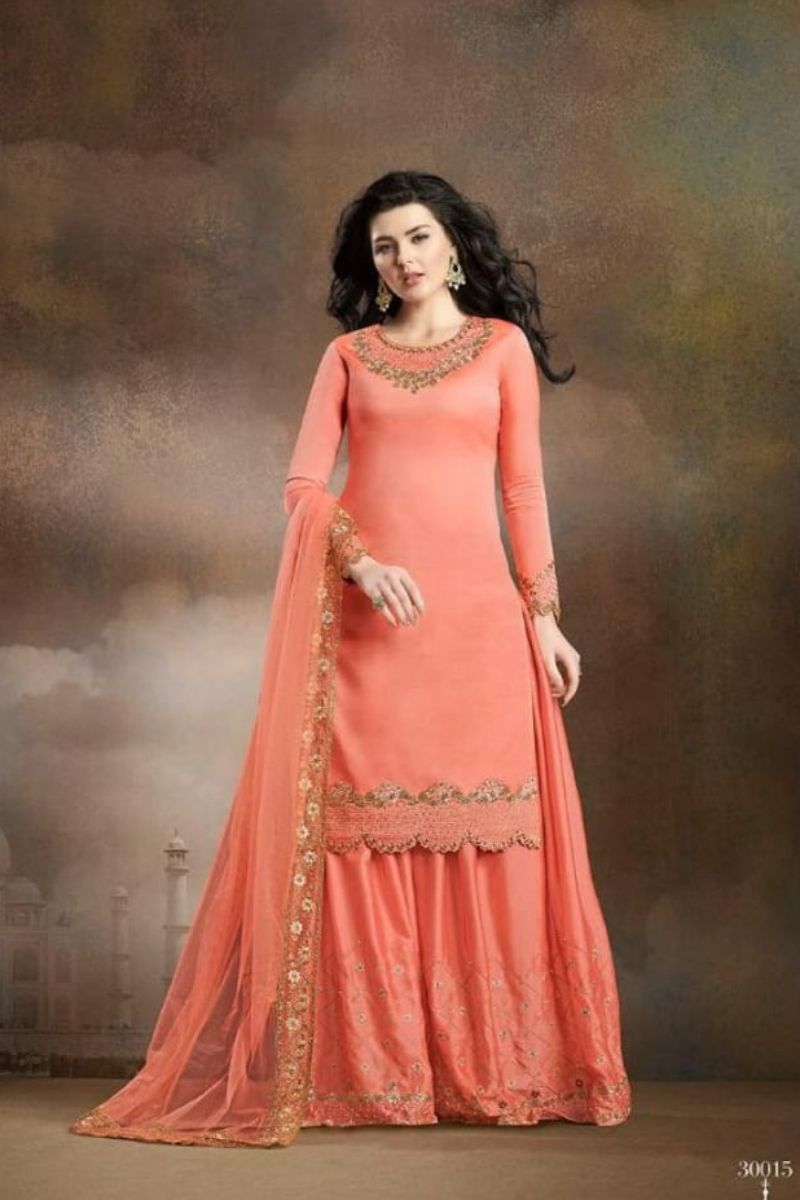 Rama Fashion Raazi Taj Collection Presents Soft Silk With Embroidery And Work Salwaar Suits 30015