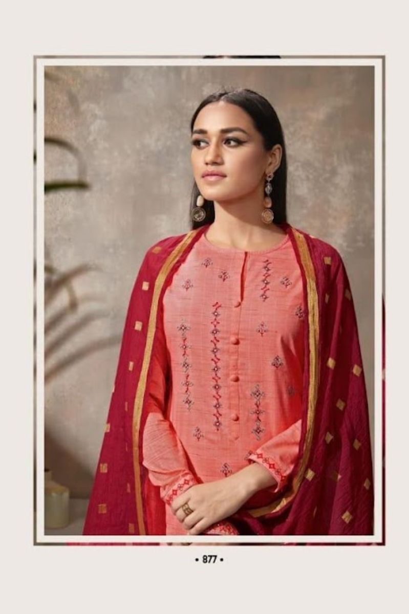 Sahiba Itrana Iternal Path Presents Pure Chex With Embroidery Salwar Suit 877