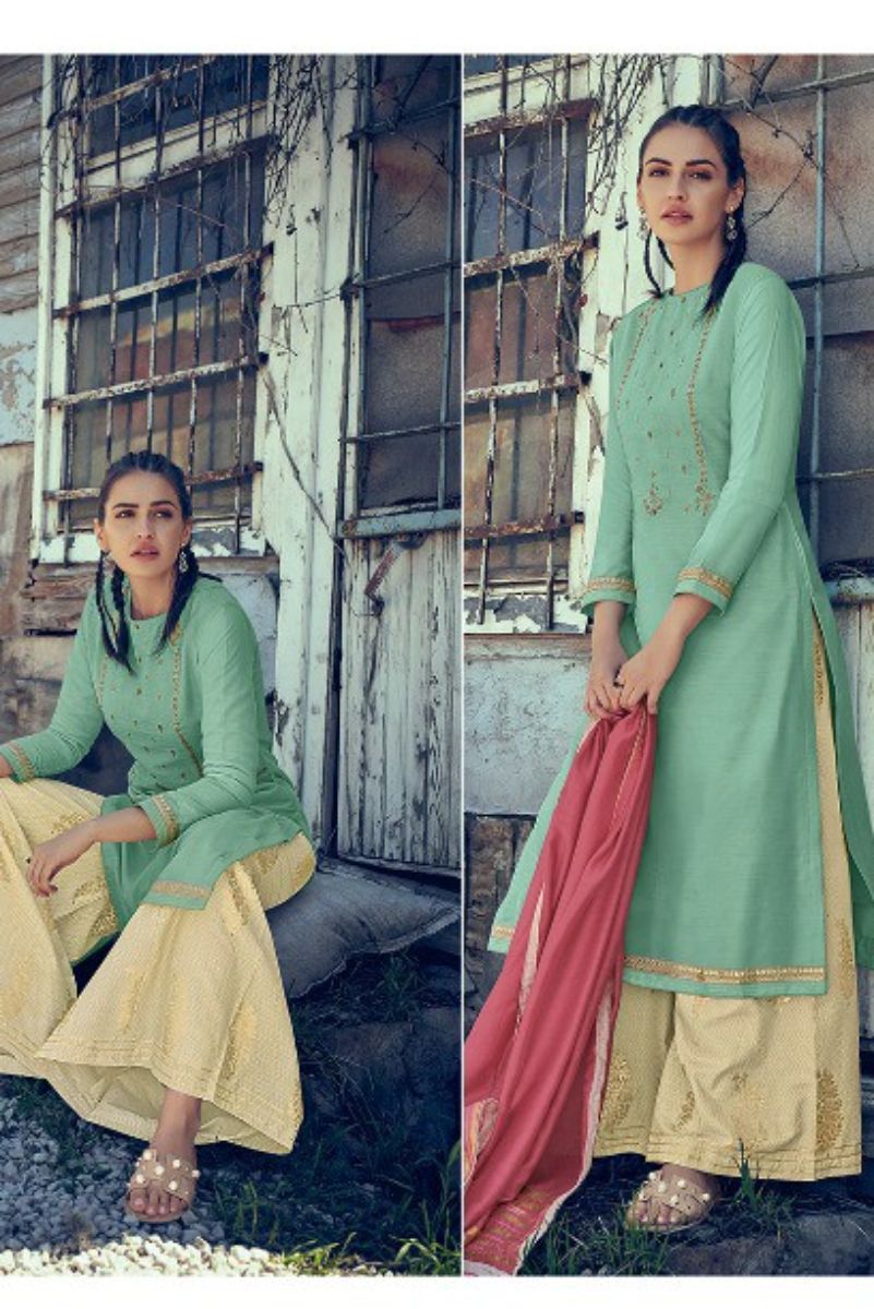 Varsha Fashion Rangrez 2 Presents Muslin Solid With Embroidery Salwar Suit RR-27