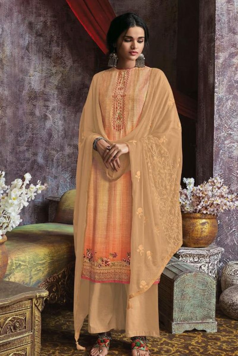 Varsha Fashion Panache pure Muslin Digital Print Work Suit 302