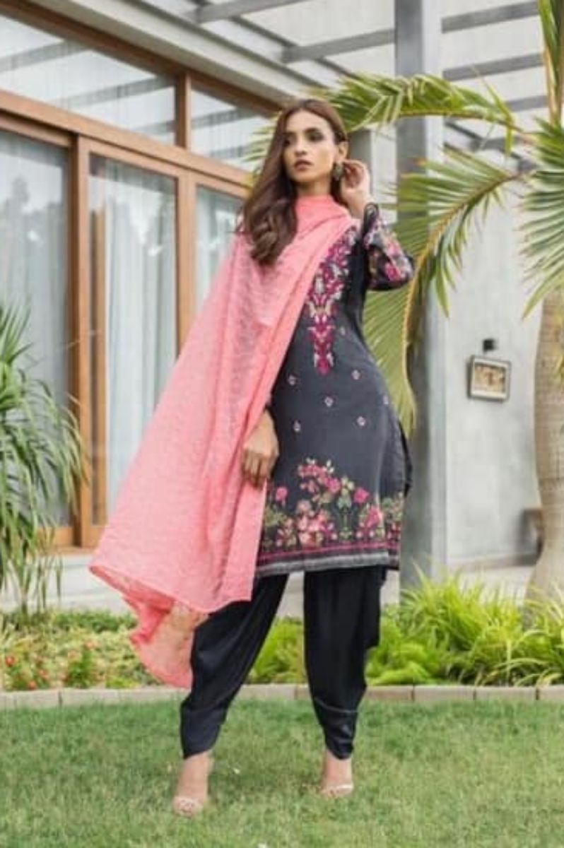 Z S Textile Malkah Festive Embroidered Lawn Collection Pure Lawn With Embroidery Suit ZS-13
