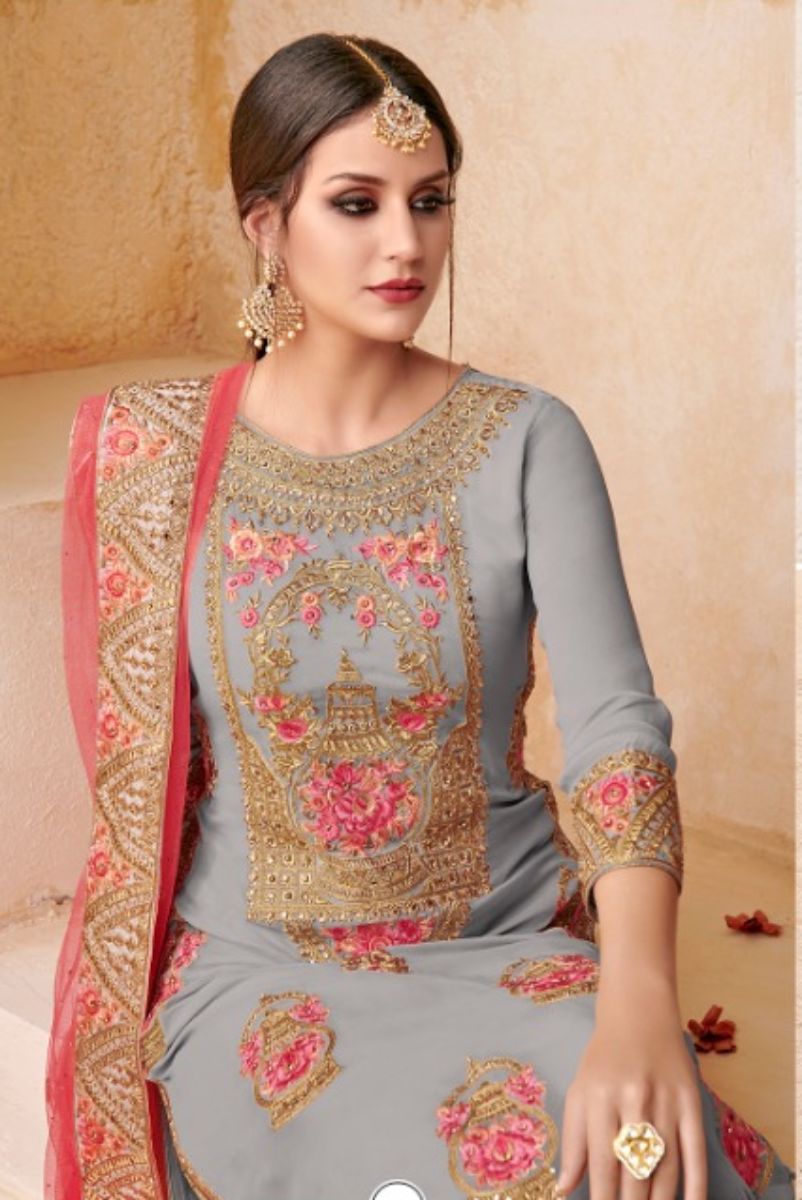 Shree Fabs Shehnai Bridal Collection Vol 11 Georgette With Heavy Embroidery Suits 6056