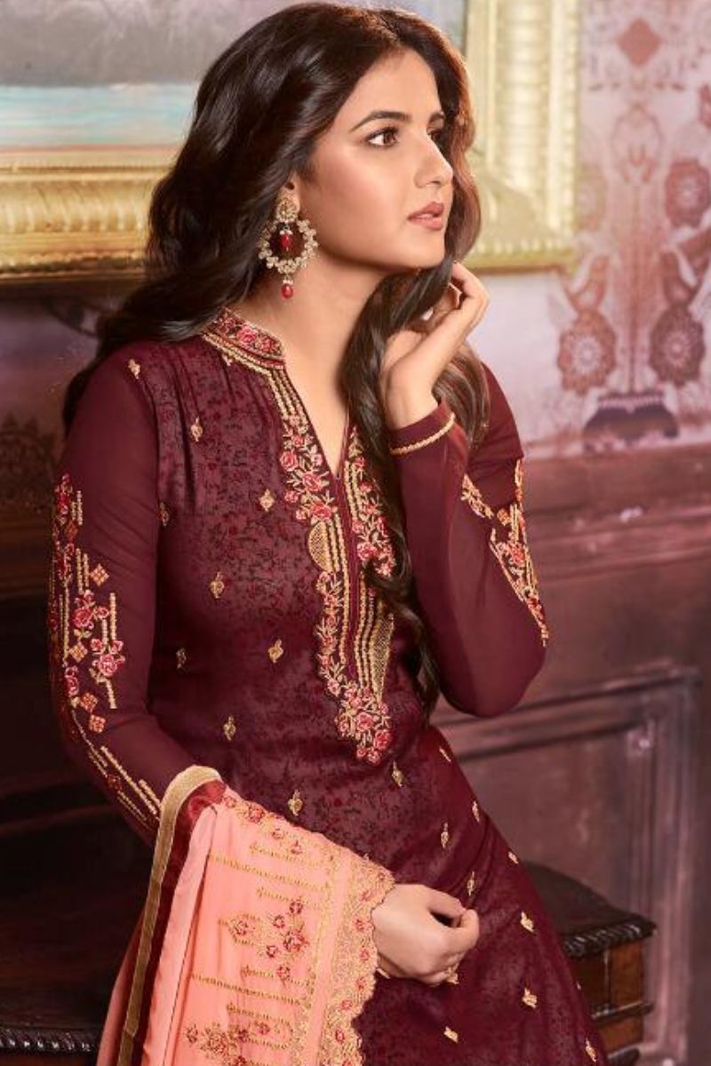 Amirah Vol 16 Georgette Heavy Embroidery hand work suit 11002