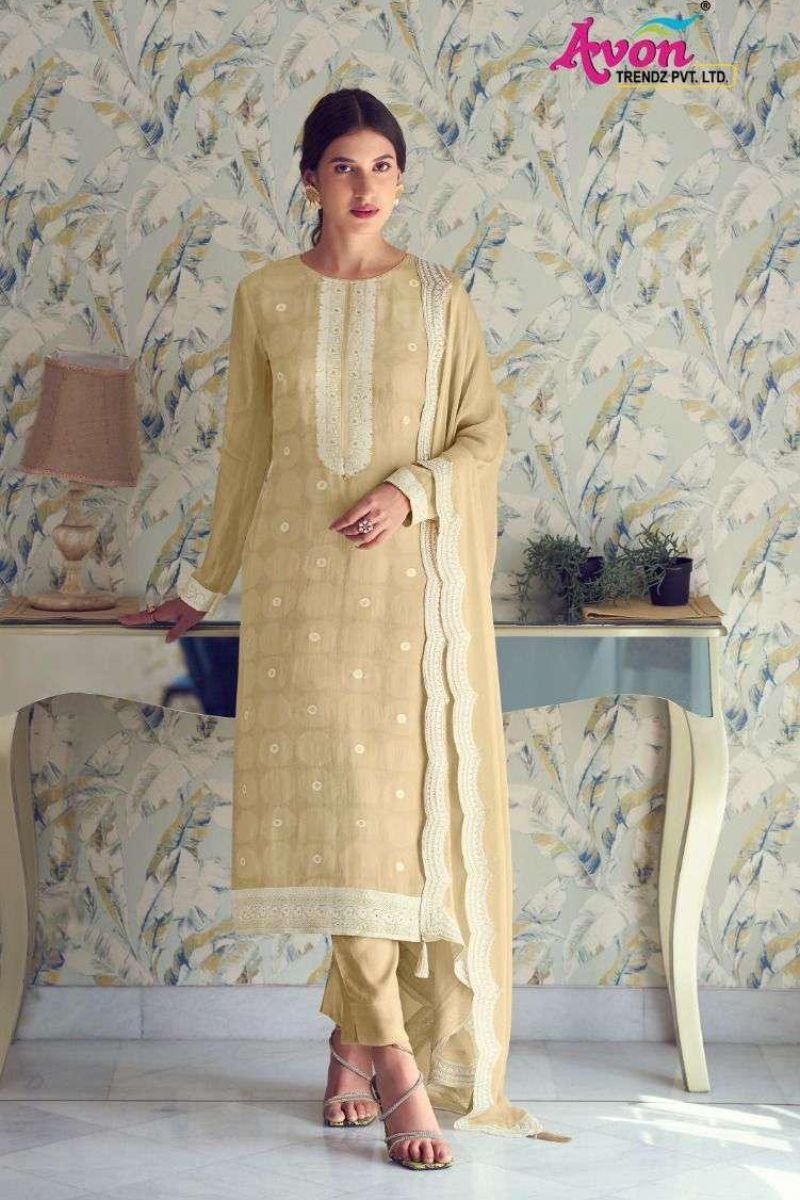 Avon Trendz Pastels Summer Collection Ladies Salwar Suits PS-2022