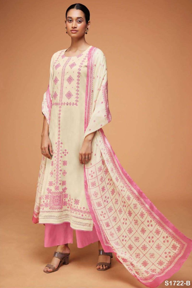 Ganga Fashion Advika S1722 Summer Collection Ladies Salwar Suits S1722-B