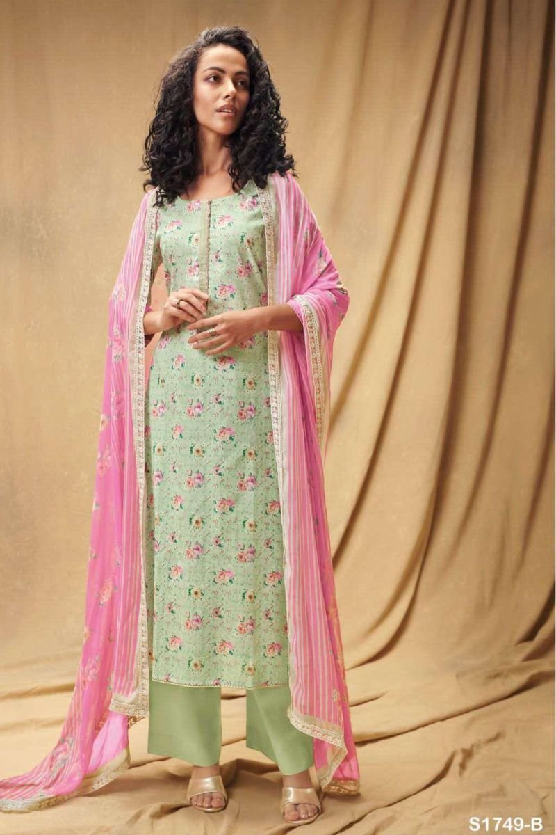 Ganga Fashion Pillai S1749 Summer Collection Ladies Salwar Suits S1749-B