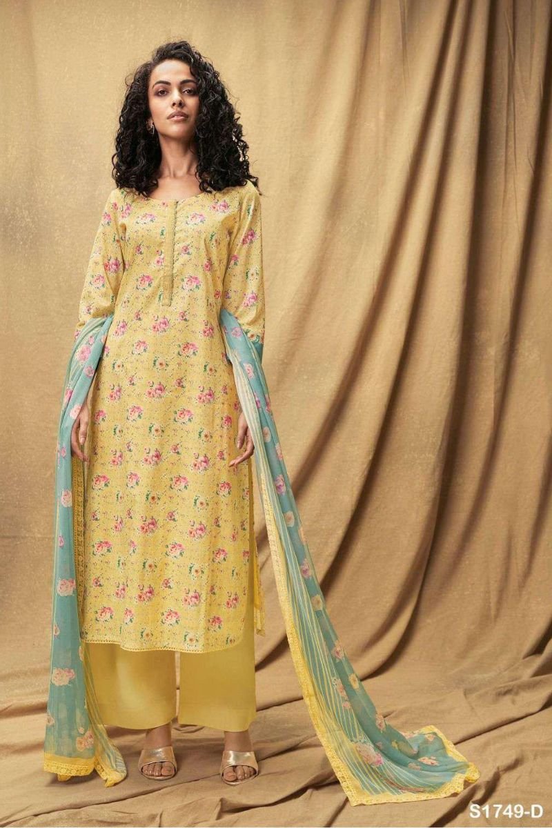 Ganga Fashion Pillai S1749 Summer Collection Ladies Salwar Suits S1749-D