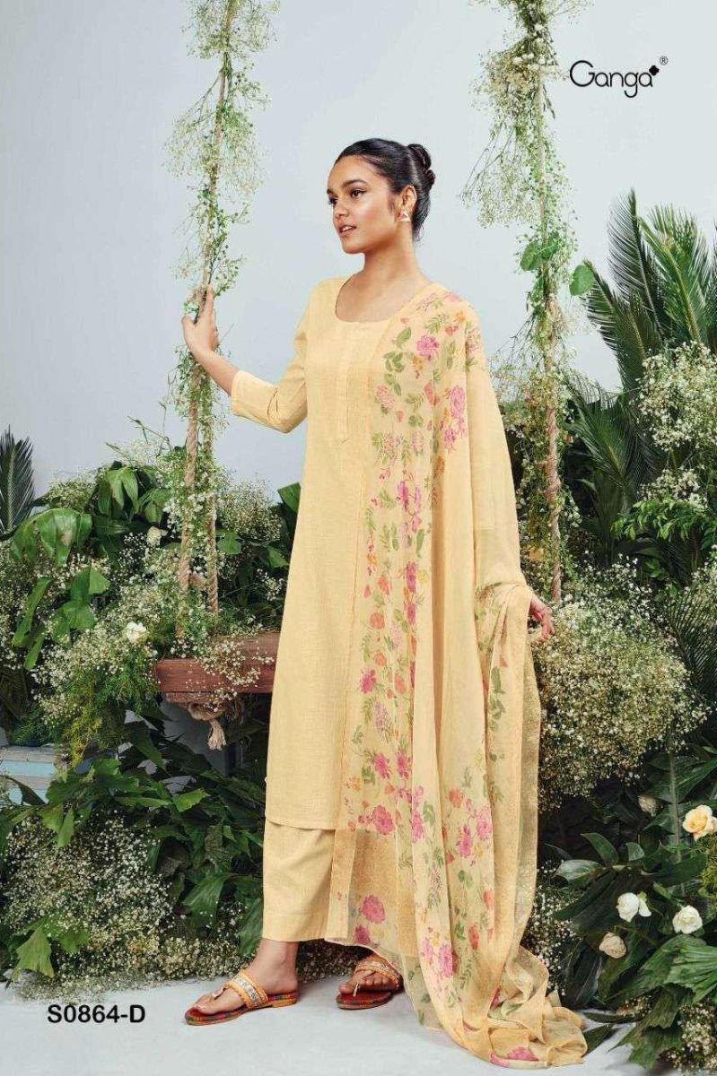 Ganga Fashions Ora S0864 Summer Collection Ladies Salwar Suits S0864-D