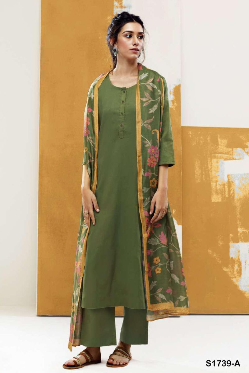 Ganga Fashion Selvi S1739 Summer Collection Ladies Salwar Suits S1739-A