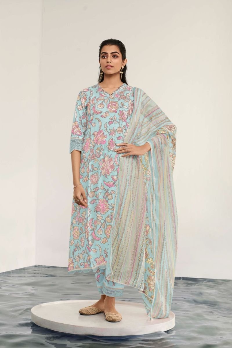 Jay Vijay Prints Claudia 8045 Summer Collection Ladies Salwar Suits 8045-C