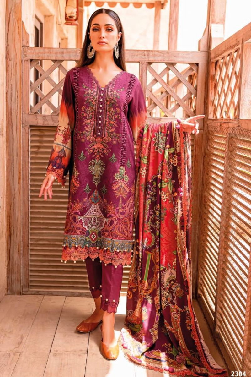 Saniya Trendz Jade Lawn Vol – 23 Summer Collection Suit Salwar 2304
