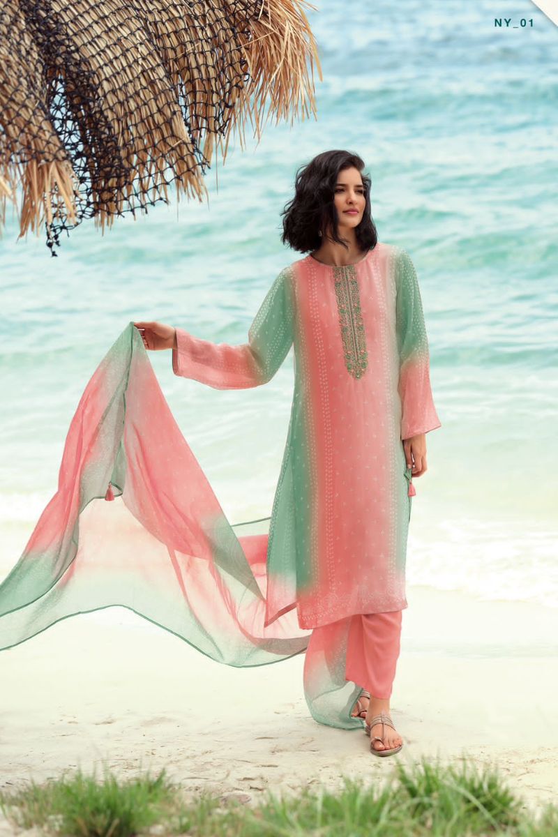 Varsha Fashion Naavya Summer Collection Ladies Salwar Suits N-01