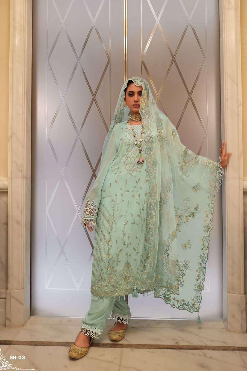 Varsha Fashions Softhues Summer Collection Ladies Salwar Suits SH-03