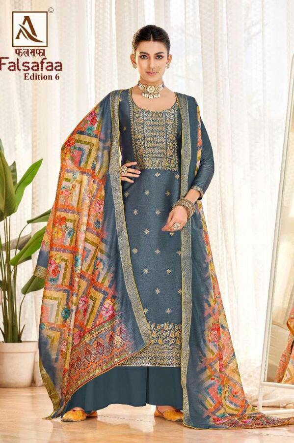 Alok Suit Falsafaa-6 Summer Collection Ladies Salwar Suits H-1216-005