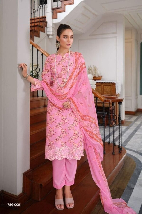 Belliza Zeenat Cotton Salwar Suit Catalog 6 Pcs - Suratfabric.com