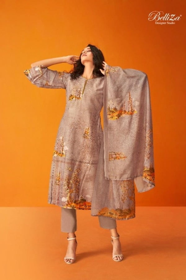 Belliza Designer Studio Nature Summer Collection Suit Salwar 600-005