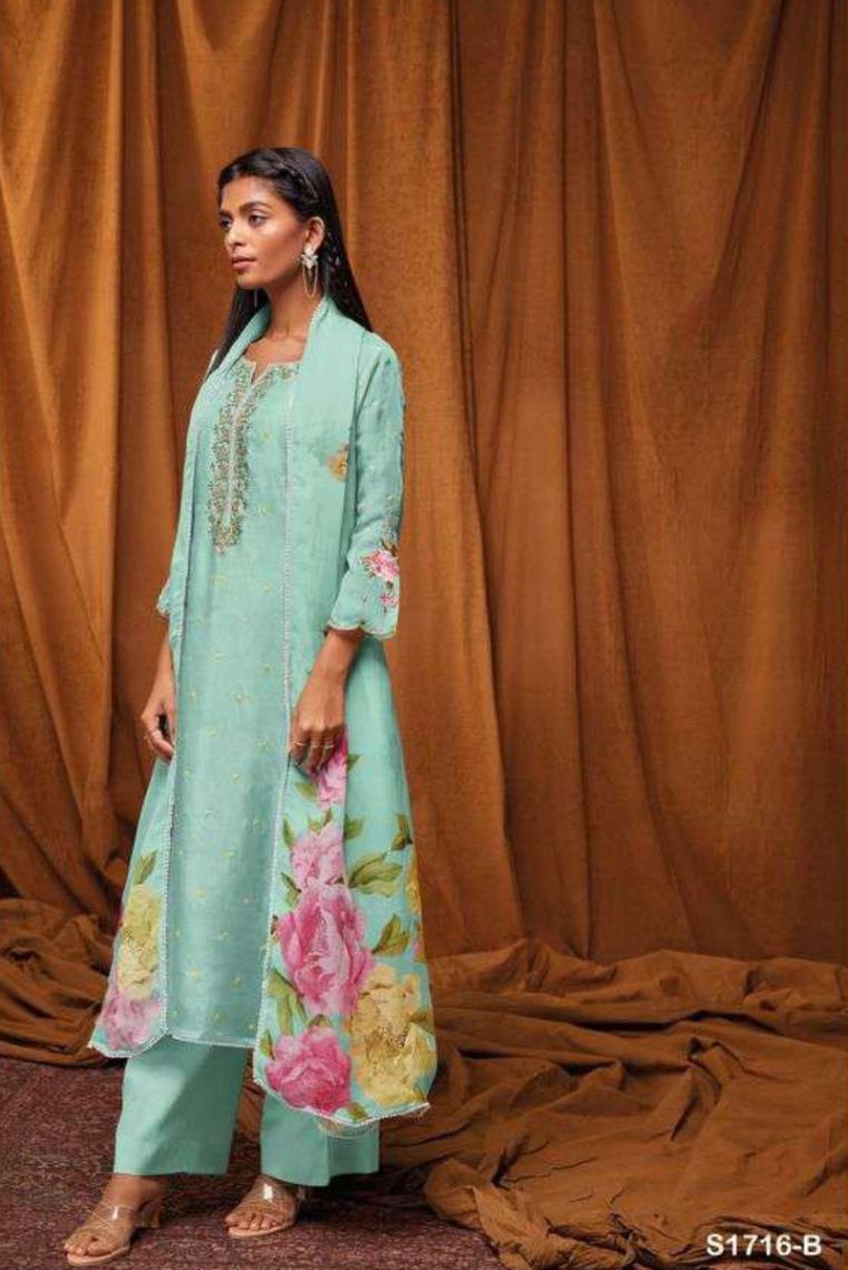 Ganga Fashion Bandana S1716 Summer Collection Ladies Salwar Suits S1716-B