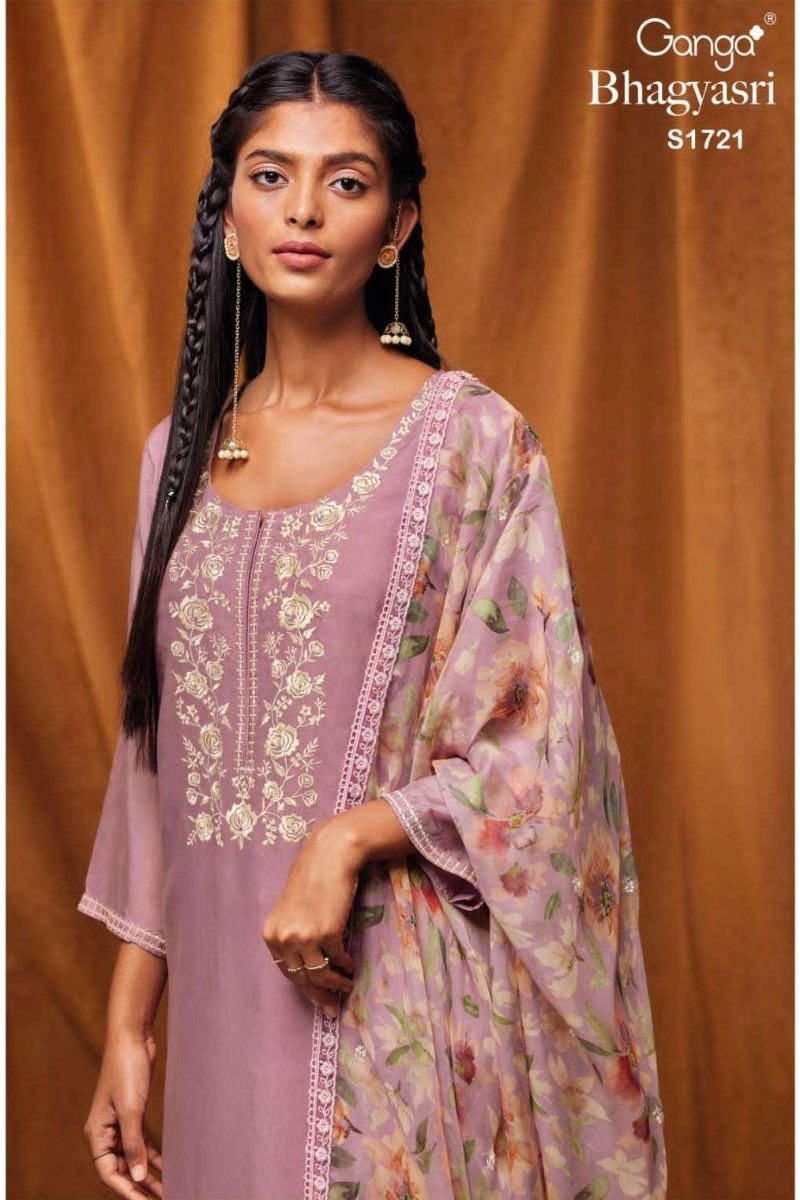 Ganga Fashion Bhagyasri S1721 Summer Collection Ladies Salwar Suits S1721-A