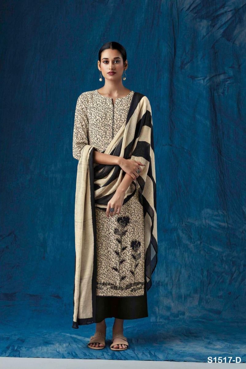 Ganga Fashion Chanchal S1517 Summer Collection Ladies Salwar Suits S1517-d