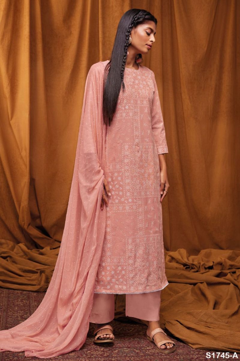 Ganga Fashion Dayita S1745 Summer Collection Ladies Salwar Suits S1745-A