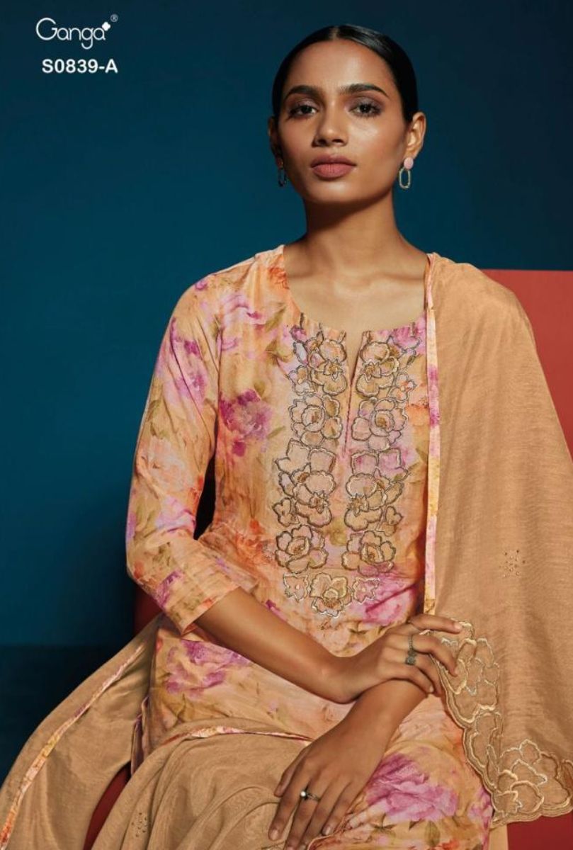 Ganga Fashion Kathika S0839 Summer Collection Ladies Salwar Suits S0839-A