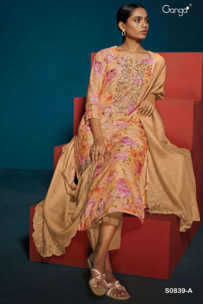 Ganga Fashion Kathika S0839 Summer Collection Ladies Salwar Suits S0839-A