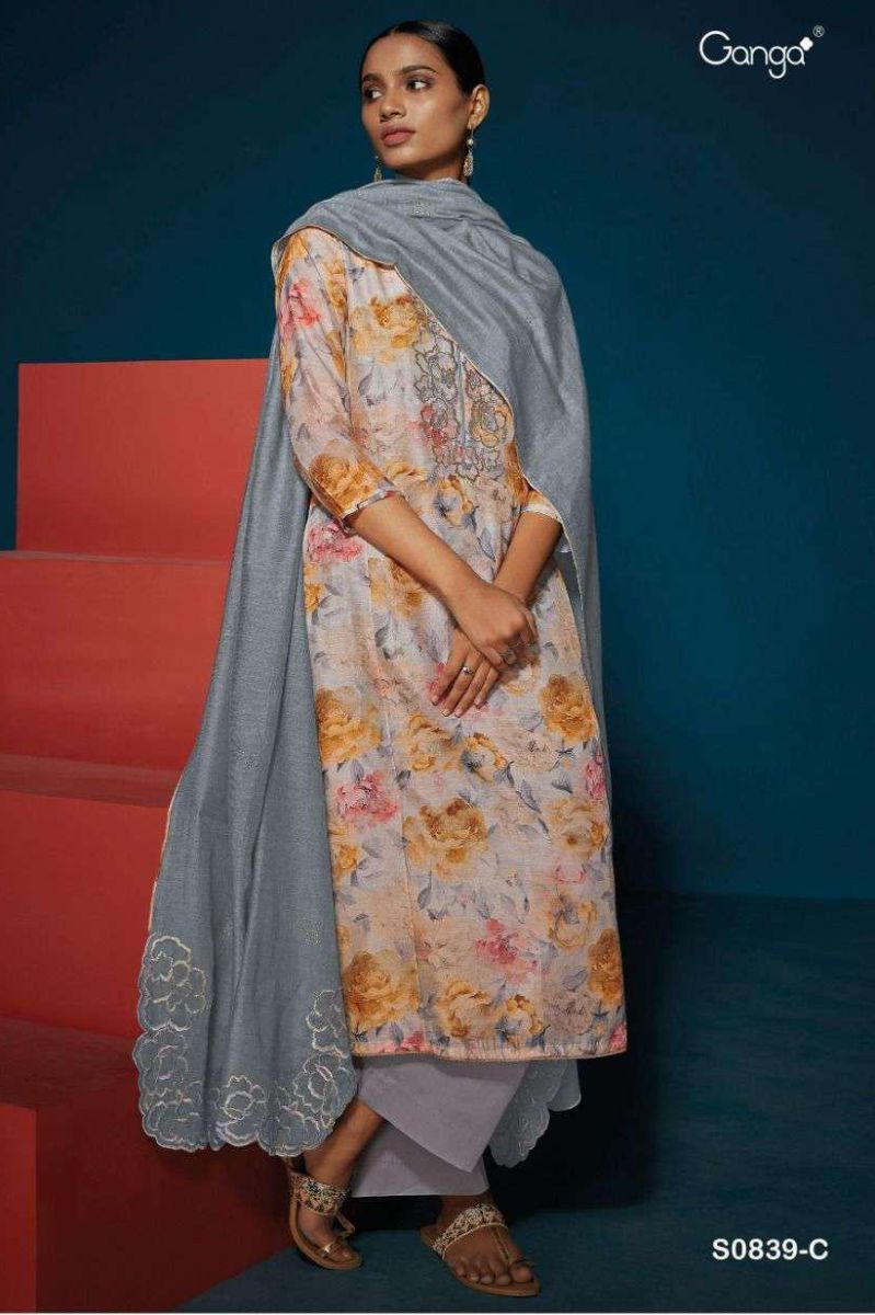 Ganga Fashion Kathika S0839 Summer Collection Ladies Salwar Suits S0839-C