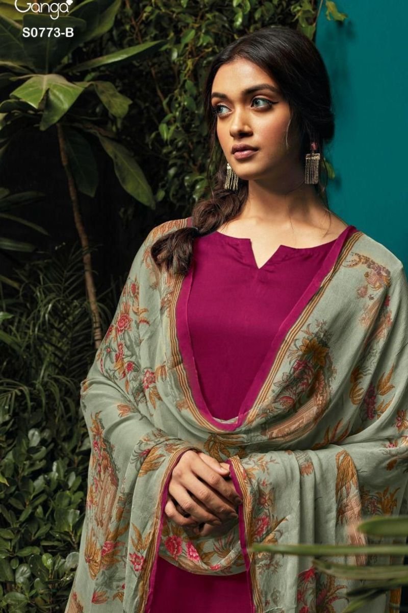 Ganga Fashion Selvi S0773 Summer Collection Ladies Salwar Suits S0773-B