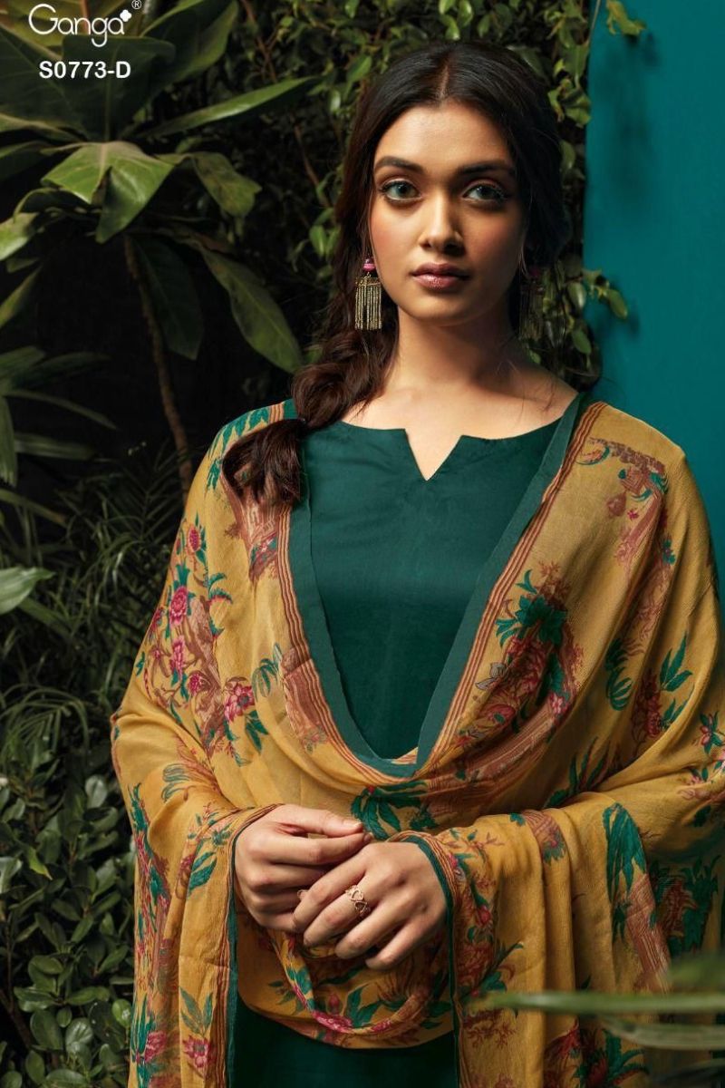 Ganga Fashion Selvi S0773 Summer Collection Ladies Salwar Suits S0773-D