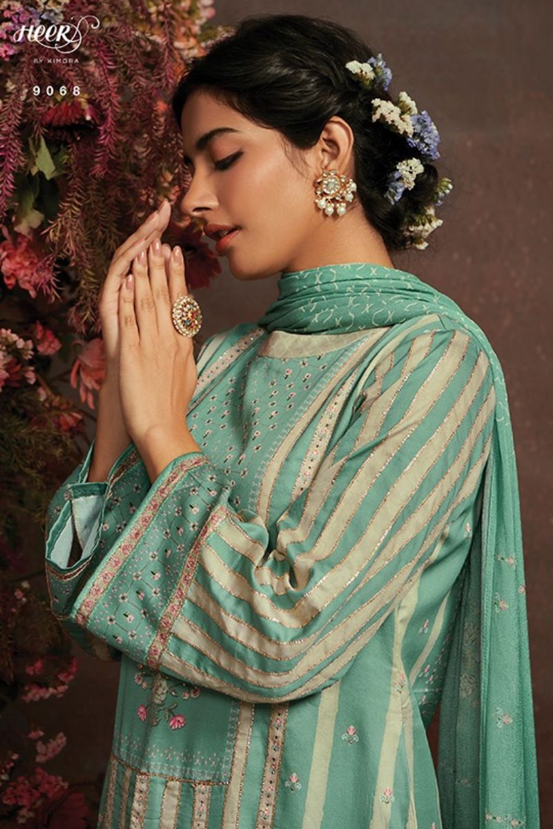 Kimora Fashion Heer Ruhana Summer Collecti2n Ladies Salwar Suits 9068