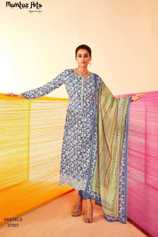 Mumtaz Arts Pastels Summer Collection Ladies Salwar Suits 37007