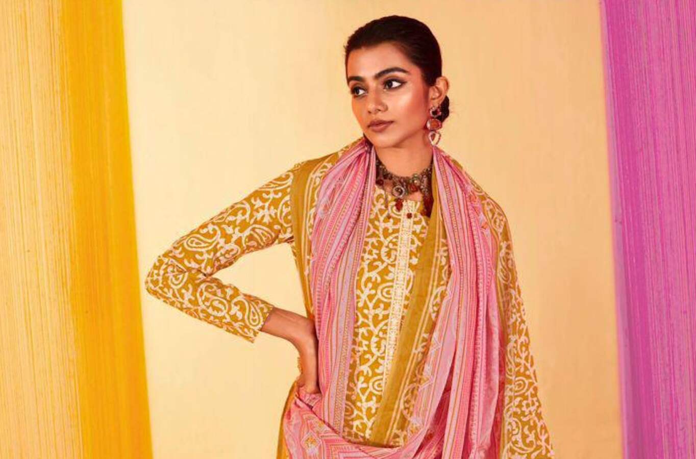 Mumtaz Arts Pastels Summer Collection Ladies Salwar Suits 37008