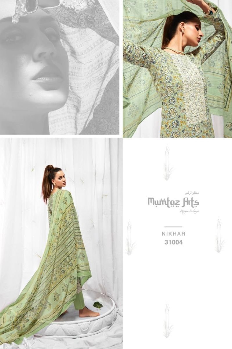 Mumtaz Arts Nikhar Summer Collection Ladies Salwar Suits 31004