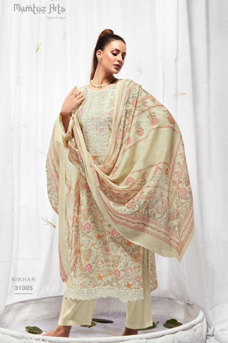 Mumtaz Arts Nikhar Summer Collection Ladies Salwar Suits 31005