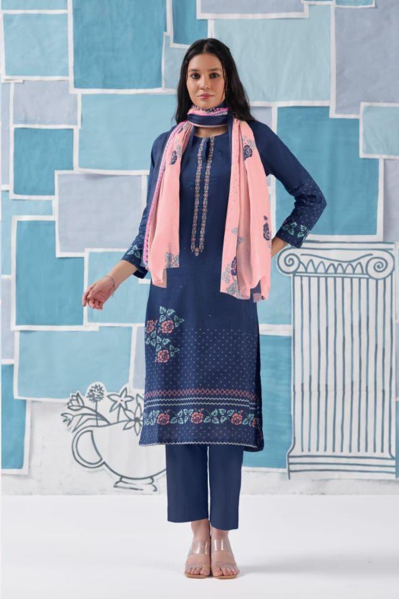 Sahiba S-Nirukth Pixel Art Summer Collection Ladies Salwar Suits 920