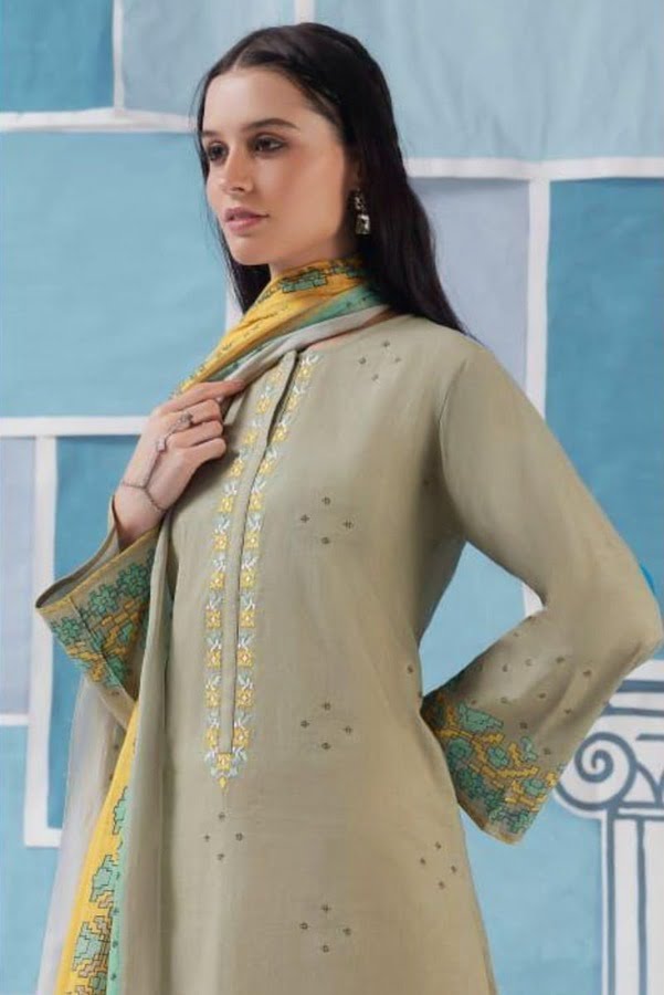 Sahiba S-Nirukth Pixel Art Summer Collection Ladies Salwar Suits 938