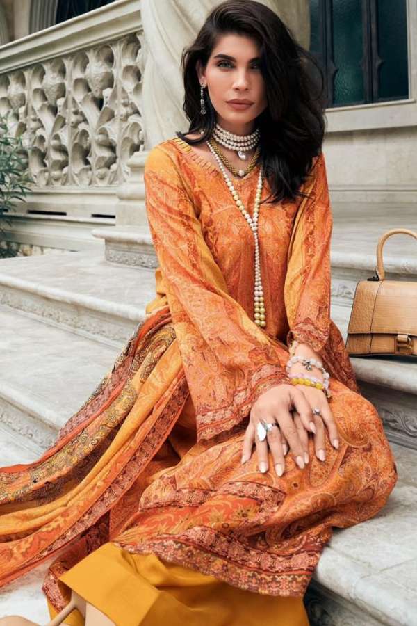 Varsha Fashions Libas E Lajawab Summer Collection Silk Salwar Suit LB-06