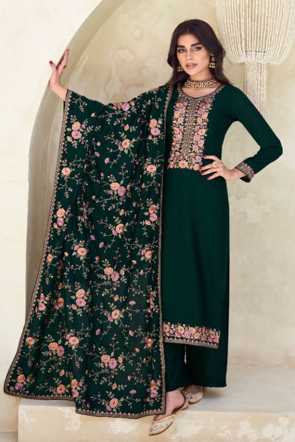 Aashirwad Creation Verona Premium Silk Suit 9773