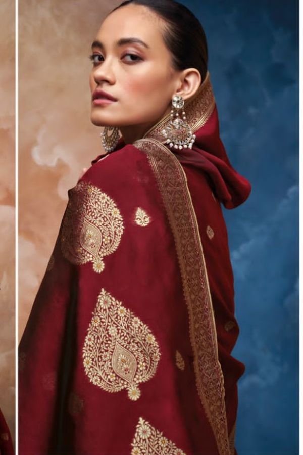 Ganga Fashions Ezaz Premium Bemberg Silk Salwar Suits C1600