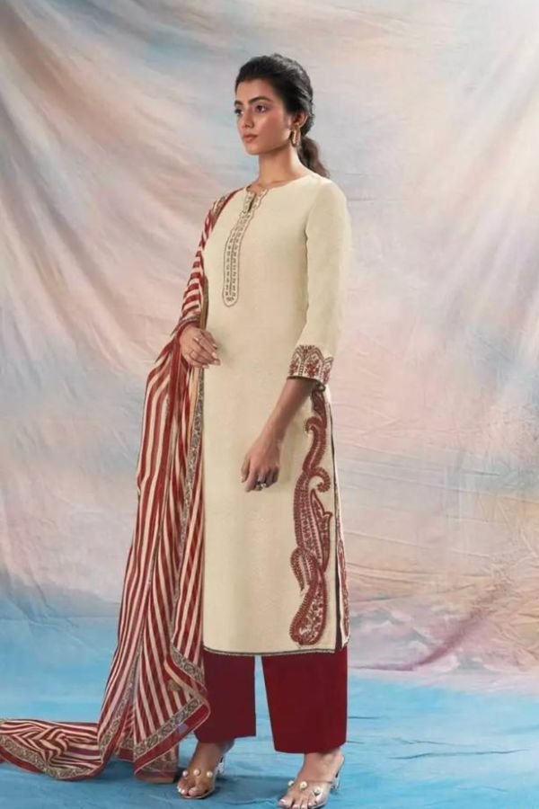 Ganga Fashions Fiona S1852 Premium Bemberg Silk Suit S1852-B