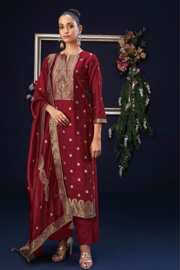 Ganga Fashions Orsa S1997 Premium Viscose Woven Silk Salwar Suit